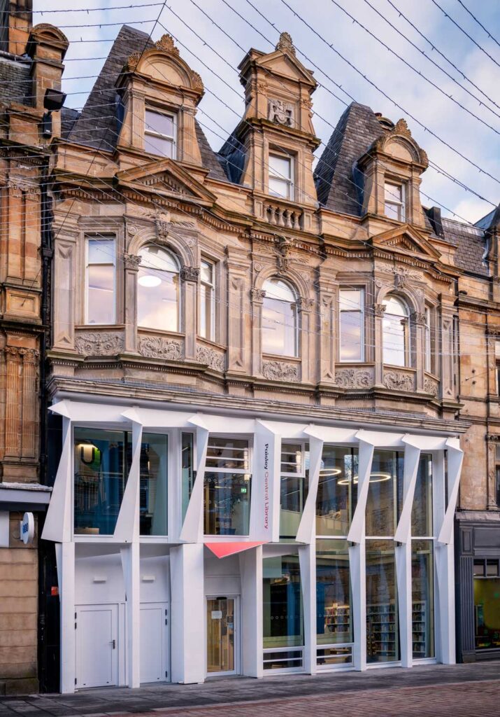 Paisley Library exterior | A Vibrant Community Hub in Paisley